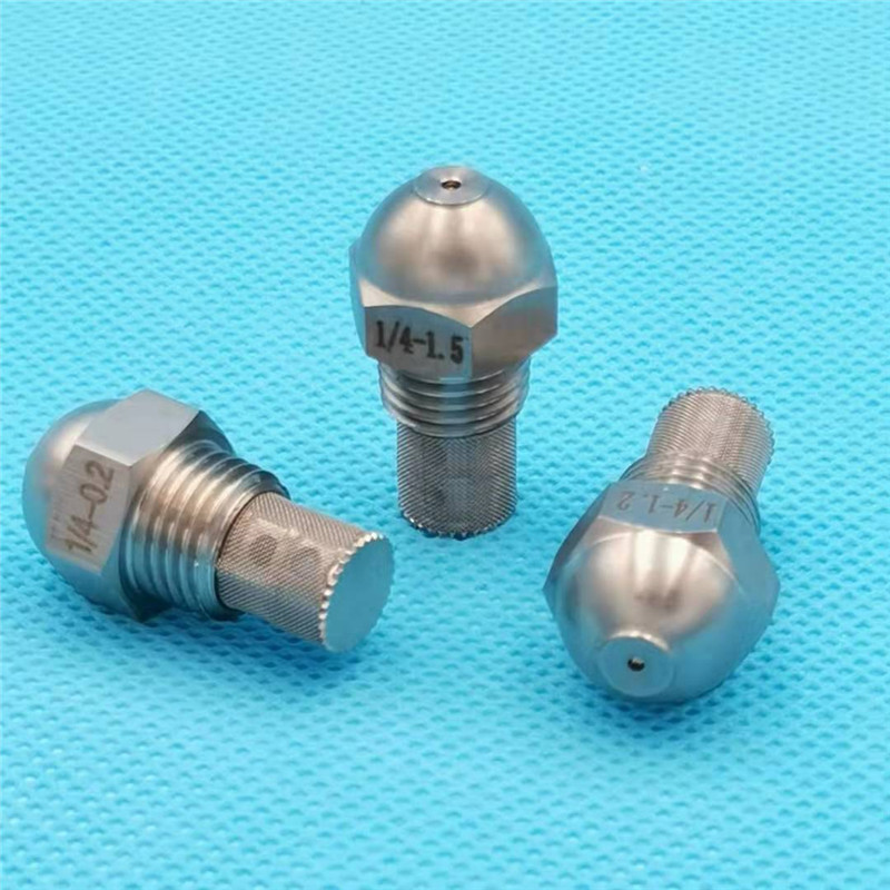 1/4 inch brandstof afval brander olie nozzle, olie verstuiver nozzle, brandstof injector, boiler olie nozzle, lage druk fijne mist verneveling nozzle