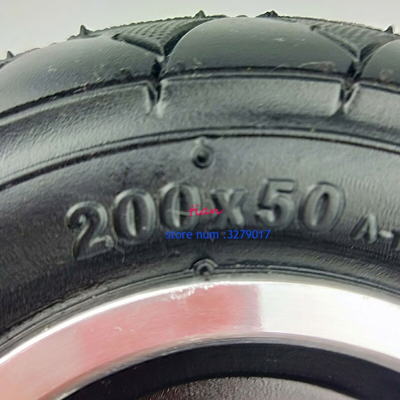 200X50 Elektrische Scooter Band Wheelcenter Axishub 8 "Scooter Band Aluminium Wiel Pneumatische Bandenspanning Elektrische Voertuig