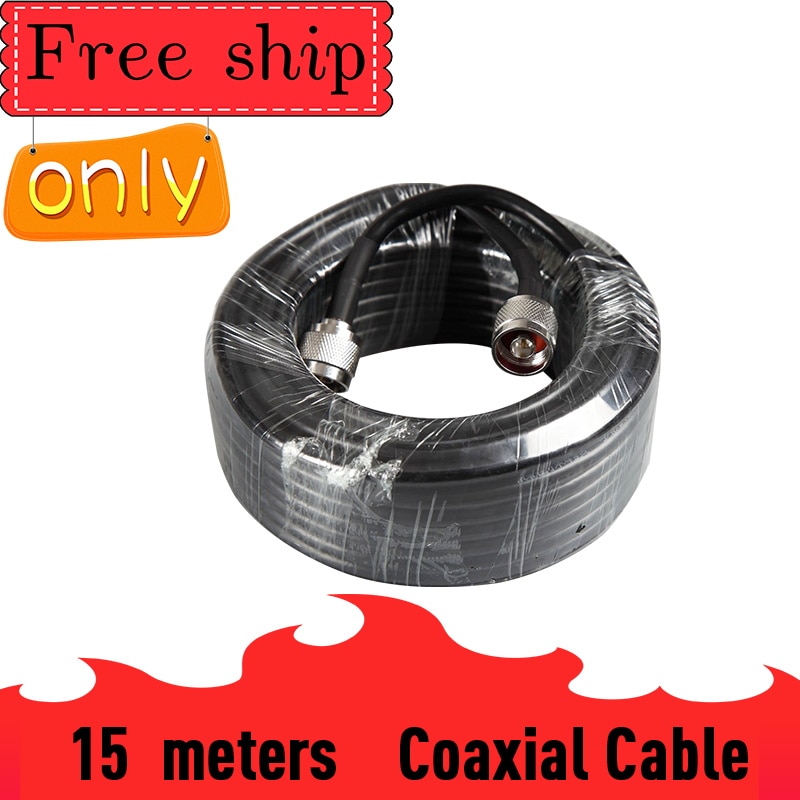 TFX-BOOSTER Coaxial Cable - 15m - N Male to N Male Connectors - for Signal Boosters