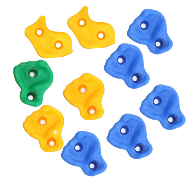 10PCS Rock Climbing Holds Kid Rock Climbing Holds Climb Wall Children Small Rock Climbing Holds Entertainment Climbing