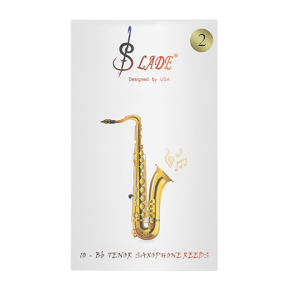 10 stks/set Bb Klarinet Riet Eb Sax Riet 2 en 3 Sterkte Riet voor Klarinet Sopraan Alt Tenor Sax Houtblazers instrument Accessoires: Donkergrijs