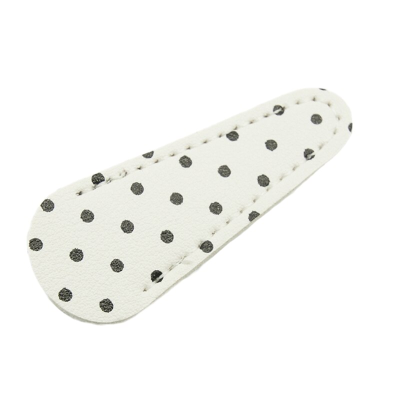 Suporte de couro para tesoura de bordar, bainha de proteção para barbeiro e cabeleireiro: W