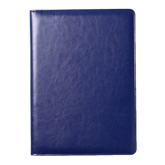 A5 Document Bag File Folder Clip Board Business Office Financial School Supplies Faux Leather Made Super on Now: Blue A5 File Folder