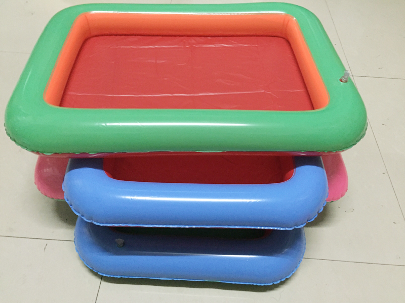 Inflatable Sand Tray Plastic Mobile Table For Children Kids Indoor Playing Sand Clay Color Mud Toys Accessories Multi-function