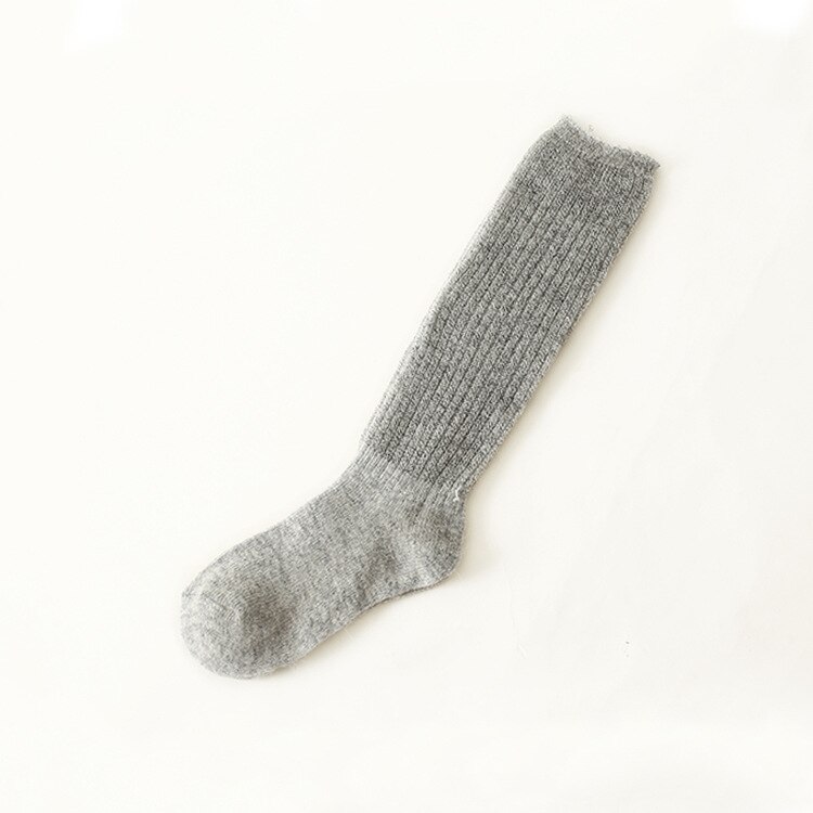 Kvinner jente strikker mesh sokker kanin hår myke sokker deodorant pustende for jenter utendørs slappe aktiviteter: Lysegrå