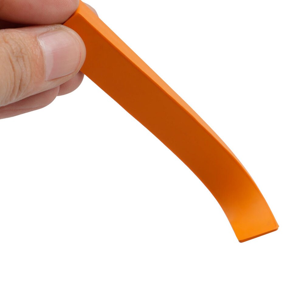 2Pcs Wedge Tuning Mutes Rubber Tuning Tools Maintenance Kit for Piano (Orange)