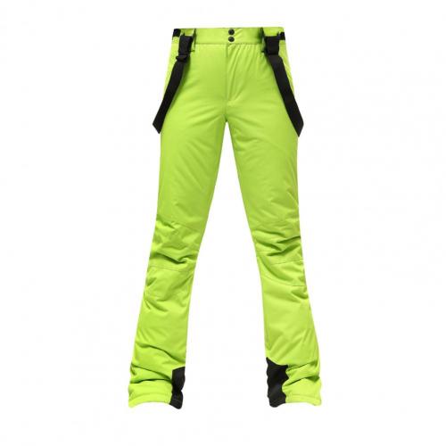 Snow Ski Pants Waterproof Insulating Protection Snow Trousers Women Windproof Breathable Snow Skiing Pants for Snowboarding: Fruit Green / M