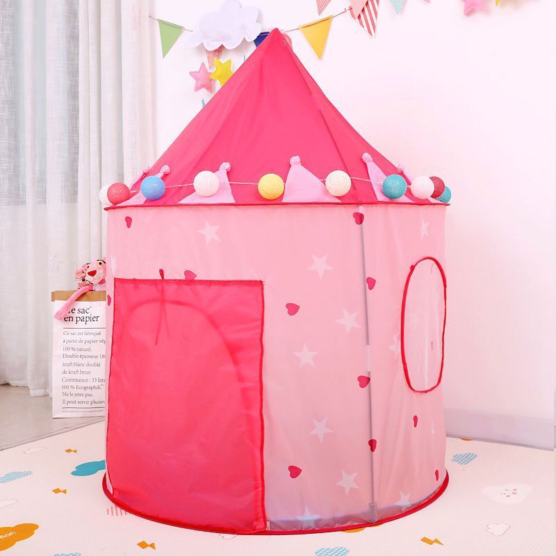 Portatile Tenda dei bambini tepee I Bambini della Casa del Gioco wigwam Ragazze di Campeggio Esterna Tenda bambino Gioco di Grandi Dimensioni Astuccio Regalo Di Natale Tende