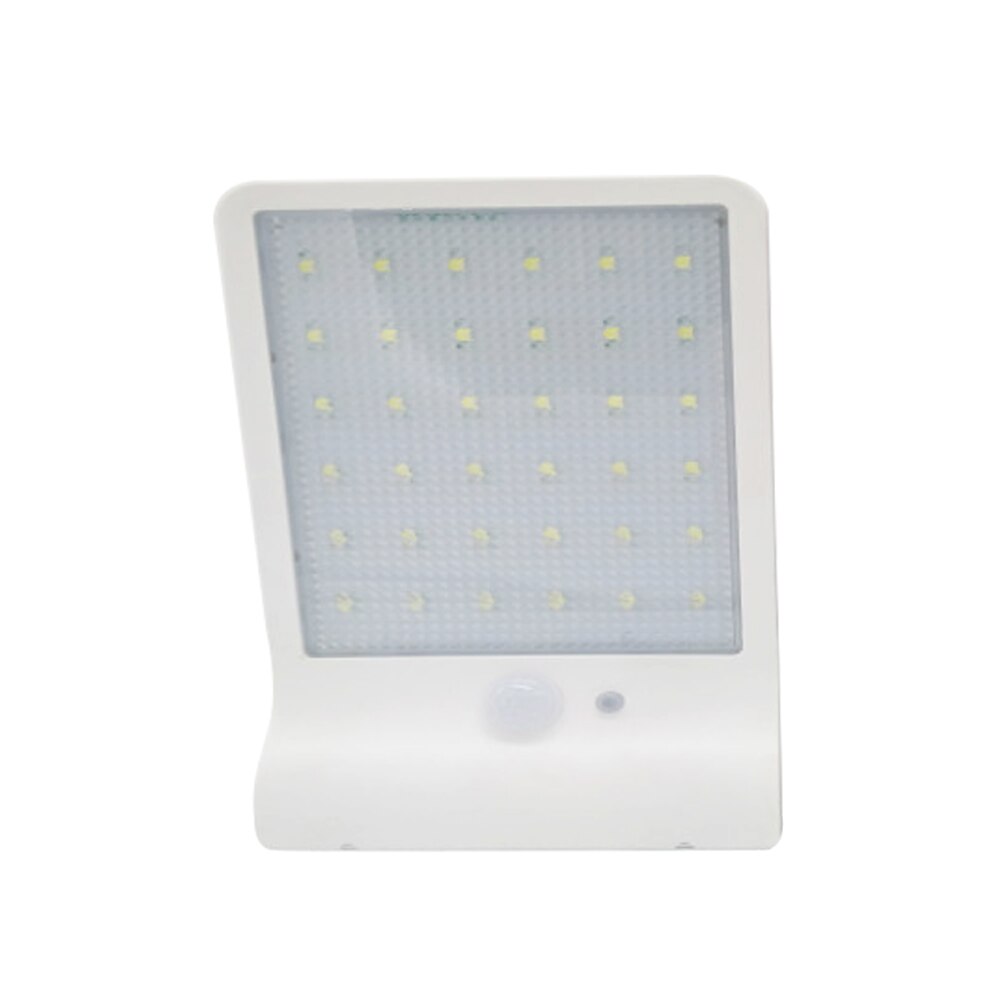 Lámpara de pared Solar 36LED Sense Room Outdoor Lighting Landscape Lantern impermeable farola de jardín: Blanco