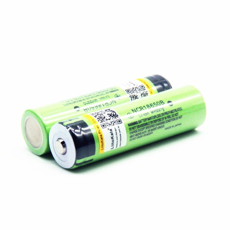 liitokala 18650 3400mah Original NCR18650B 3000 3400 Rechargeable Li-ion battery for for Flashlight