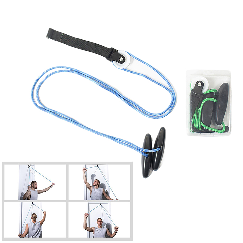 Pain Relief Upper Arm Shoulder Joint Rehabilitation Door Keys Exercise Trainer Home Training Use Hanging Pulley Bracket Kit
