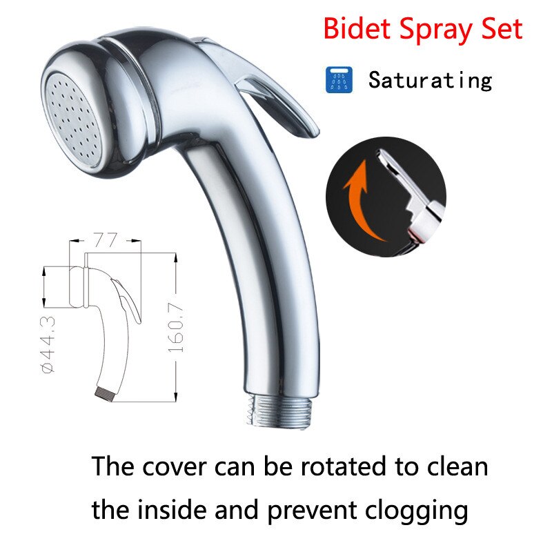 Handheld Bidet Spuit Draagbare Luier Bidet Rvs Hand Bidet Kraan Voor Badkamer Handspuit Douchekop