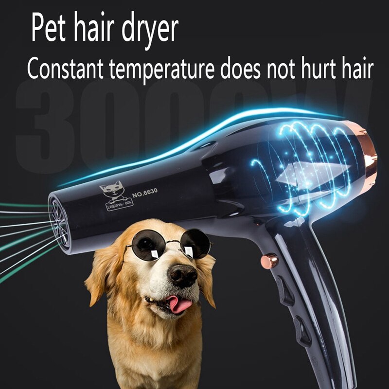 Top Negative Ion Hair Dryer 3000W Blow Dryer Powerful Electric Dryer Cold Air Circulating Blowdryer EU Plu