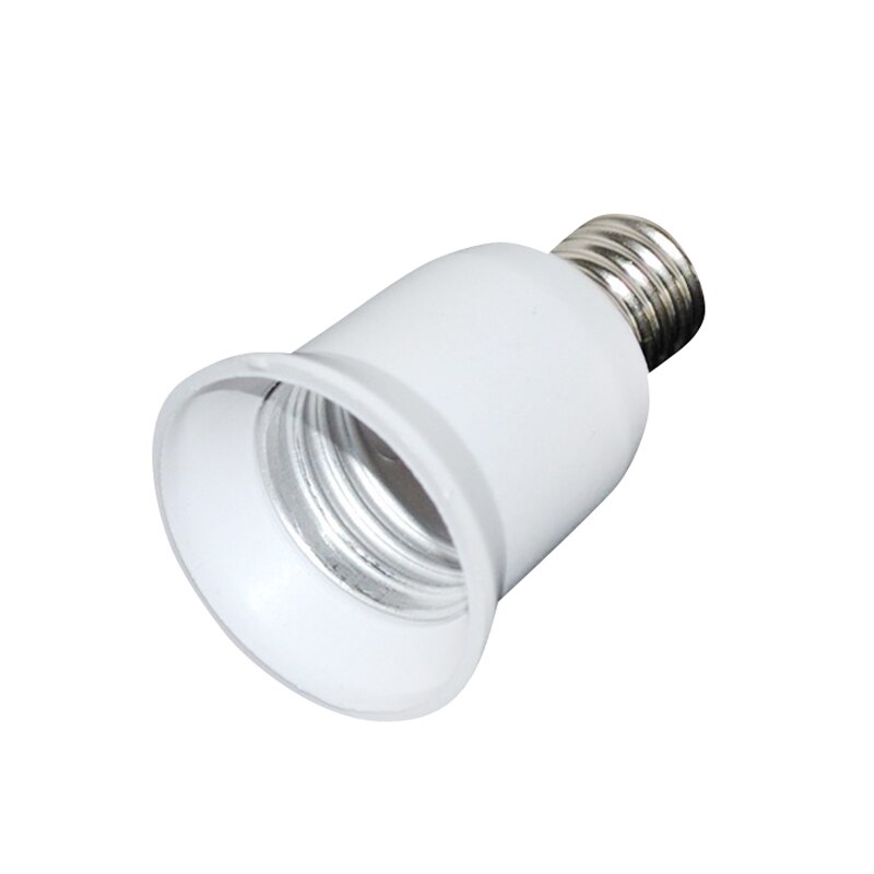1 stk praktisk  e17 lampe fatning  e17 to e27 led pære base lampe fatning adapter holder konverter lys tilbehør