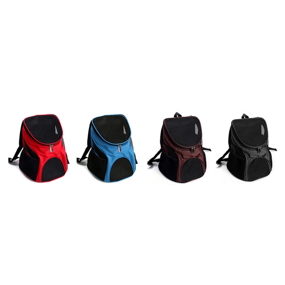 Bolsa portadora de Gato portátil para perros, malla transpirable, para viajes al aire libre, mascotas, mochila de doble hombro para perros pequeños