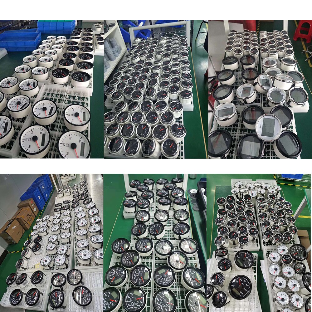 52mm ampèremeter, waterdichte digitale ampèremeter voor auto, boot, motor, motorfiets, ampèremeter, 316 roestvrijstalen ampèremeters