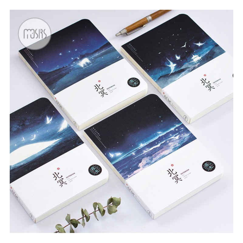 carnet de croquis mignon aquarelle dessin agenda scolaire cahier papier 80 feuilles Noctilucent lumineux bureau fournitures scolaires
