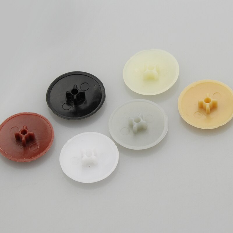 Betoci 100 stk praktisk plastskrue dekorativt dæksel plast møtrik bolt dæksel 3 in 1 ydre beskyttelseshætte møbel hardware