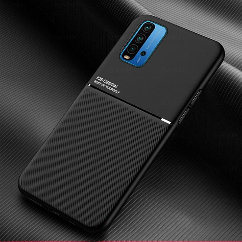 Funda magnética de cuero para xiaomi redmi9t redmy remi redmi 9 t 9 t, carcasa de silicona a prueba de golpes de 6,53 pulgadas: black