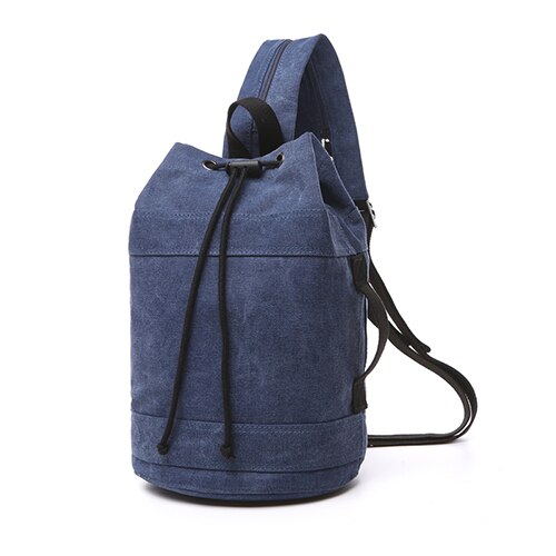 Snap tours bolsa de viaje de lona de dos tamaños para hombre, gran capacidad, bolsa de fin de semana para hombre, Mochila deportiva grande, equipaje de mano: BLUE-SMALL