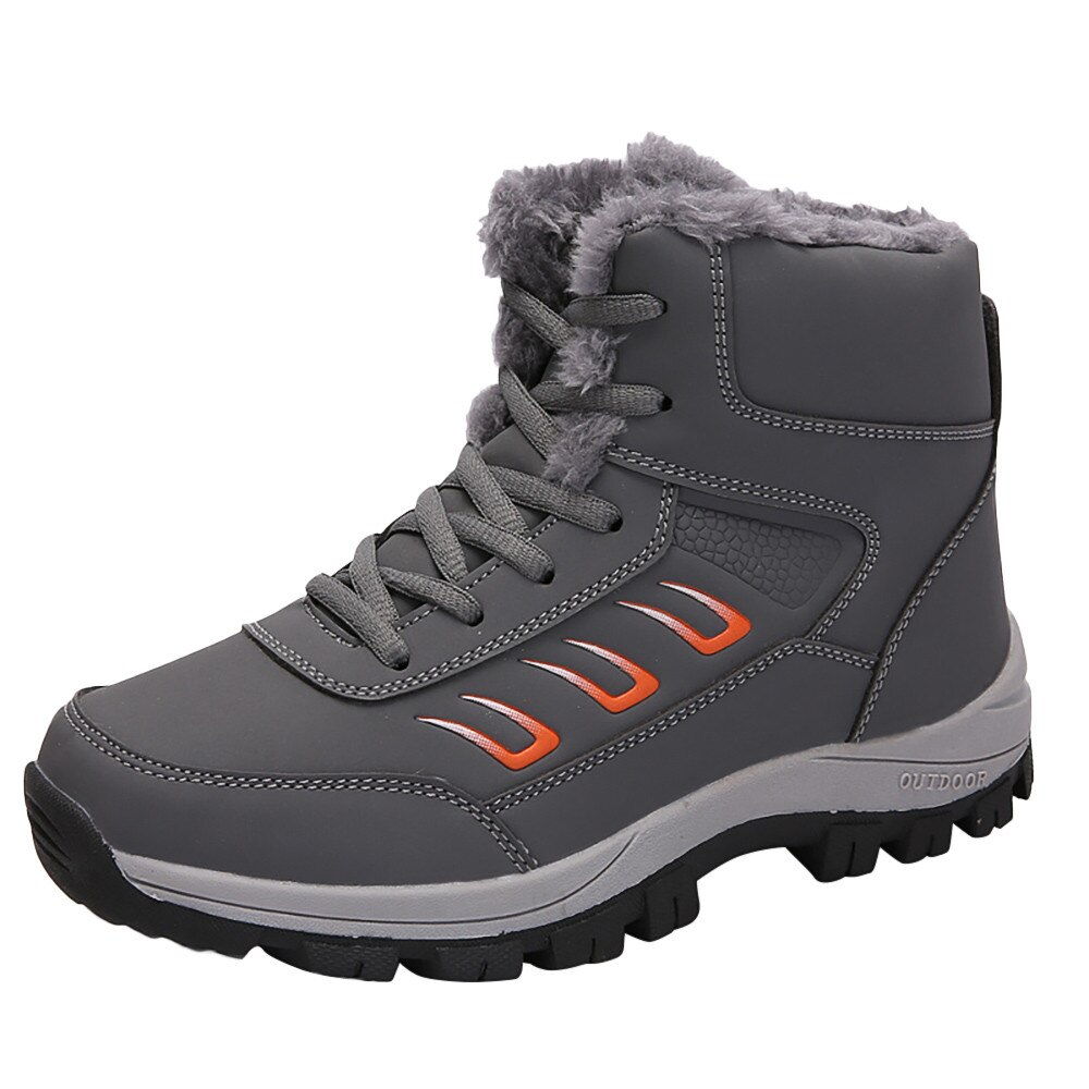 Klv Vrouwen Leisure Outdoor (Wandelschoenen Keep Warm Sport Schoen Platte Dikke Bodem Dames Sneeuw Gym Sneakers Voor vrouwen Zapatillas #3: Grijs / 6