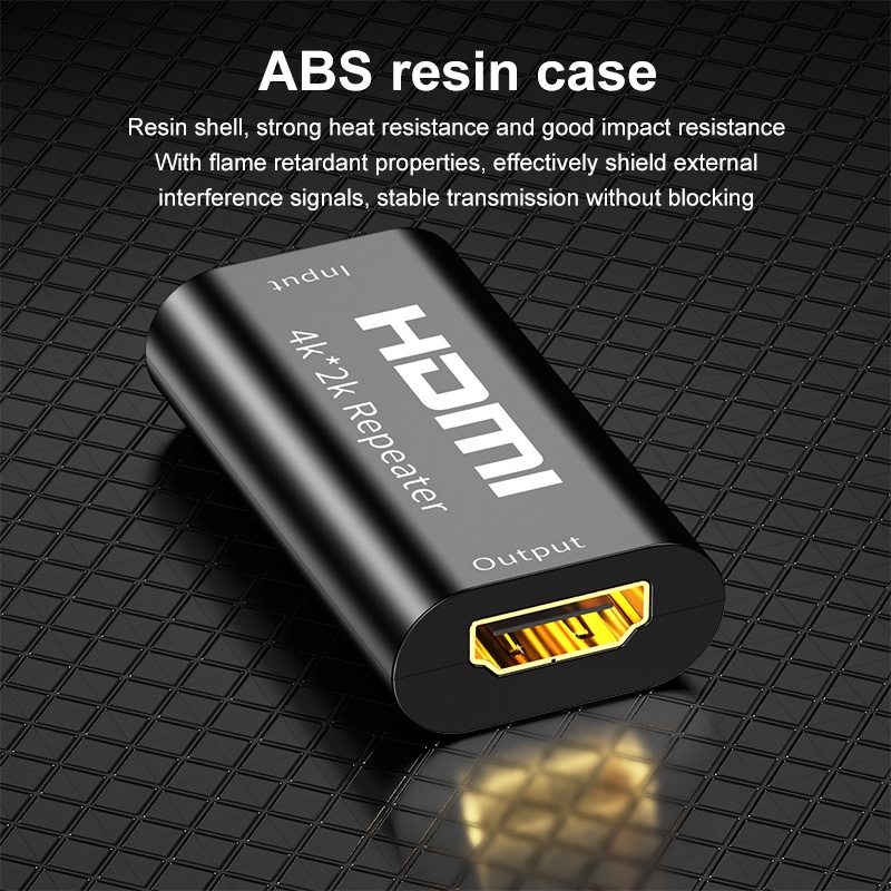 Hdmi Verstärker 4k * 2k uhd hdmi Signal verstärker bis zu 40 Meter hdmi Splitter v5.0 3d 1,4 p für dvd Laptop hdtv