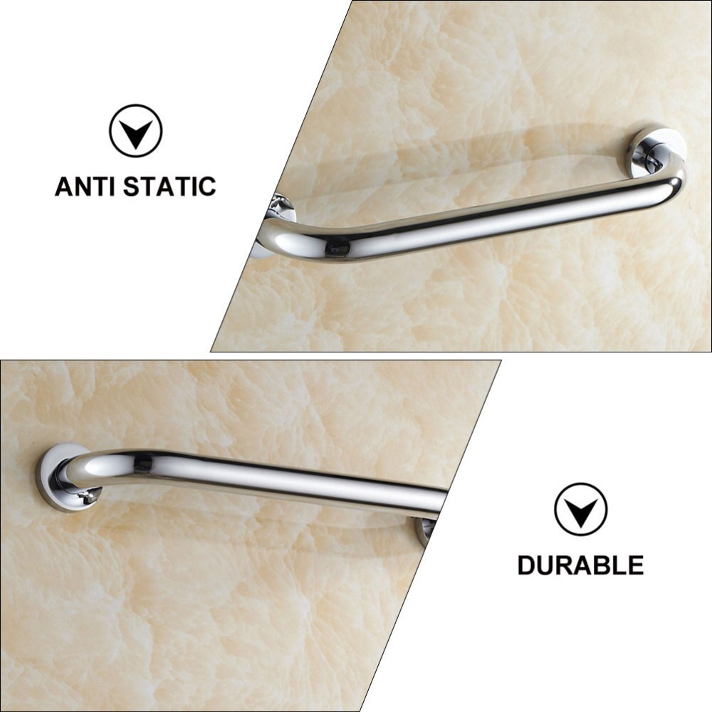 1pc Old People Toilet Bathroom Bathtub Handrail Safety Grab Bar Stainless Steel Handle Armrest Safety Hand Rail Support Assist B