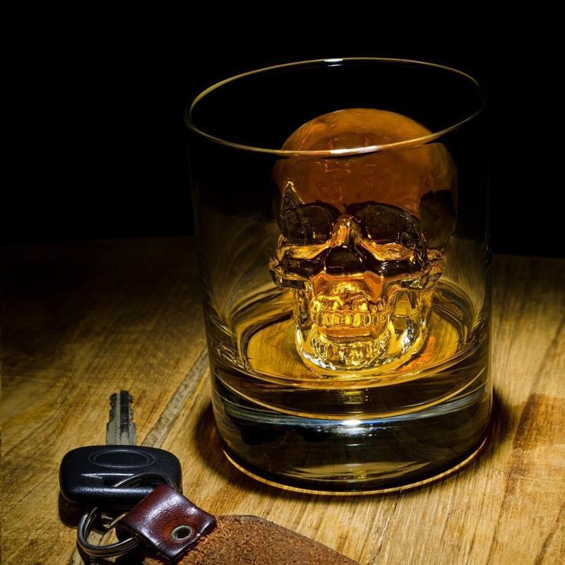 Ice Cube Maker DIY Silica Gel Gun Bullet Skull Shape Tray Mold Home Bar Party Cool Whiskey Wine Ice Cream Bar Tool