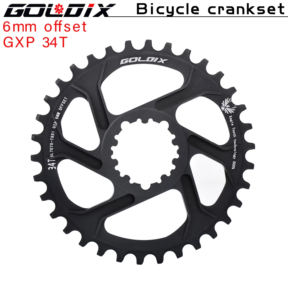 Gxp Bike Mtb Mountainbike 30T/32T/34T/36T/38T Crown fiets Kettingblad Voor Sram 11/12S Nx Xx Xo Gx GXP11 Enkele Schijf Lade: 34T 6mm