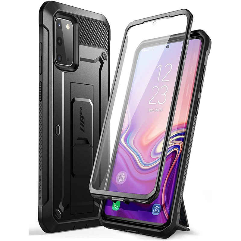 SUPCASE For Samsung Galaxy S20 5G Case Release) UB Pro Full-Body Holster Cover WITH Built-in Screen Protector &amp; Kickstand: Default Title