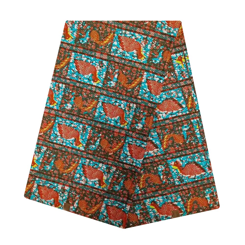 Ghana African Wax Holland Fabric Cotton Veritable Netherlands Print Nigerian Ankara Bird Tulle Wax Pange Cloth Batik Loincloth