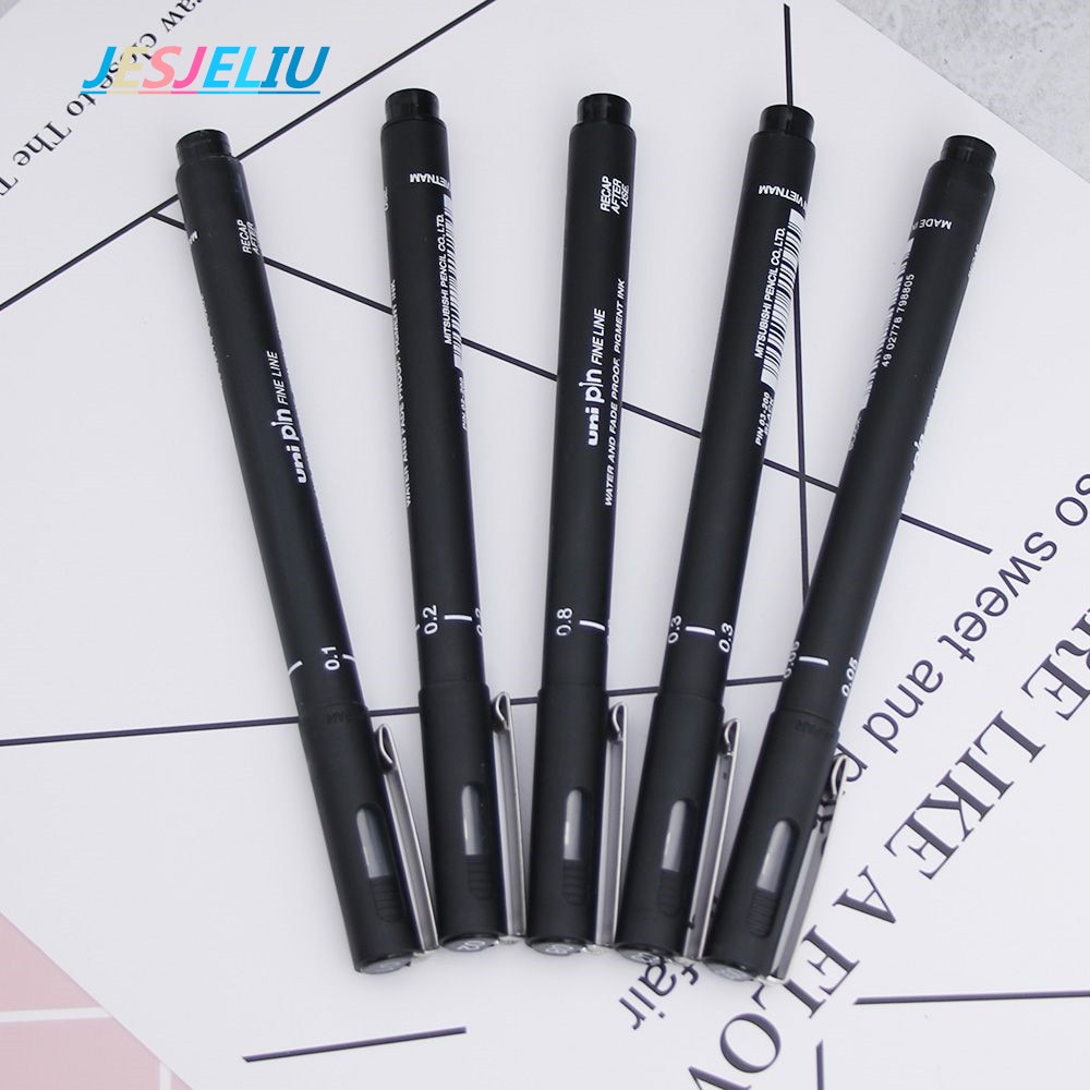 1 Stck Feine Liner Zeichnung Stift 005 01 02 03 05 08 Wasserdichte Anime Comic Stift Nicht Blühende dauerhaft Kunst Marker