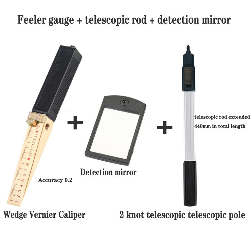 Wedge Cursor Feeler Gauge 1-15mm Feeler Gauge Gap Gauge Measuring Tool Thickness Gauge For Vernier Feeler Inspection Tool