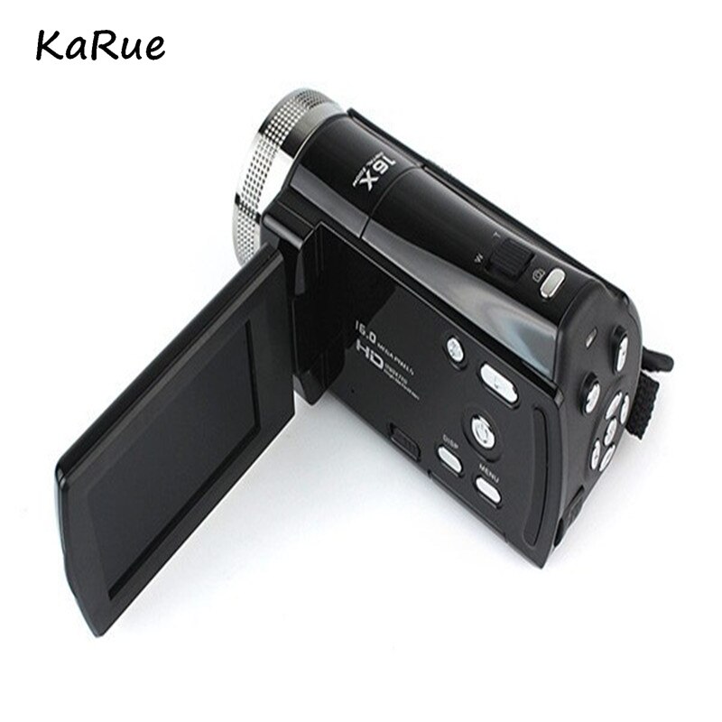 Câmera de vídeo digital portátil foto 16mp 16x 2.7 "cmos sd cartão gravação de voz anti-shake câmera de vídeo dv filmadora
