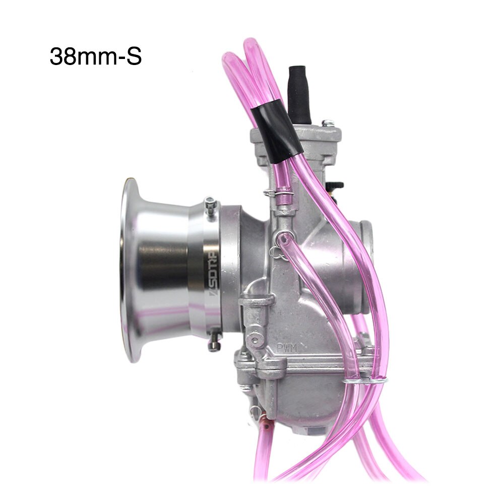 ZSDTRP-carburateur Keihin universel, disponible en 34, 36, 38, 40 et 42mm, pour moto, Scooter, quad, KTM 250cc, Shift Karts 2/4T: 38mm S