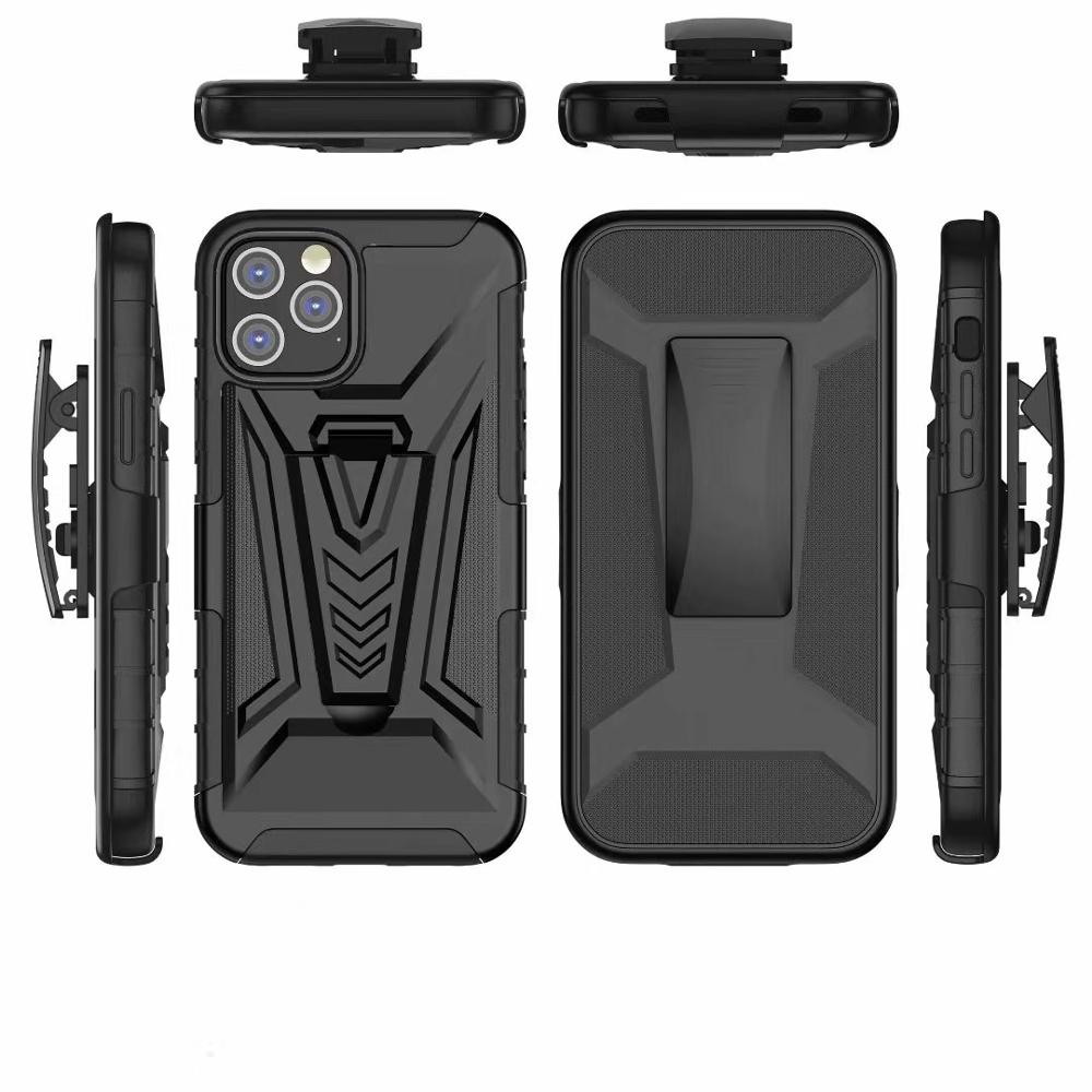 Heavy Duty Impact Swivel Belt Clip Armor Case Cover for iPhone 12 Mini 12 Pro Max Rotating Shockproof Clip Holster Rugged Coque