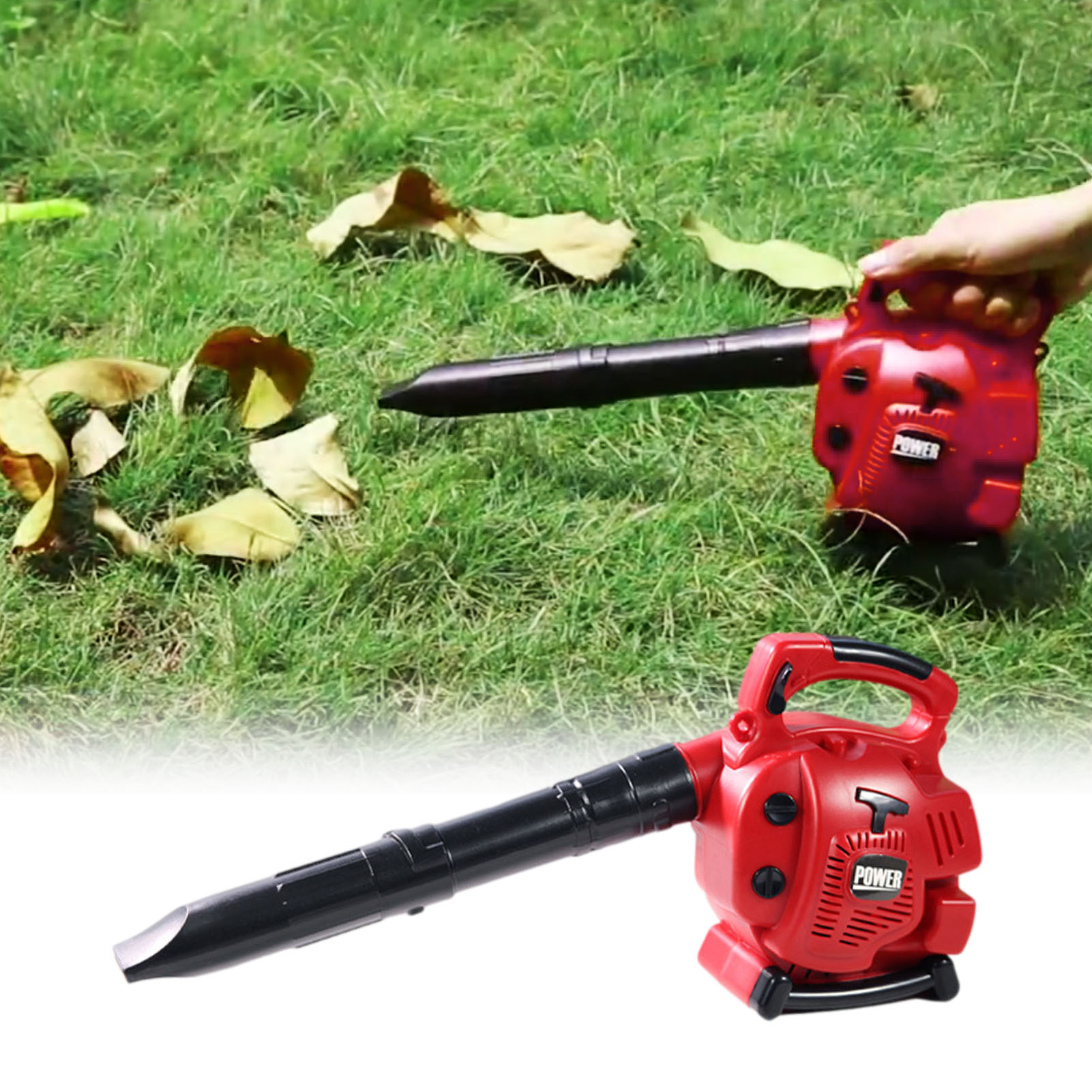 Kinderen Simulatie Leaf Blower Tool Speelgoed Outdoor Tuinieren Sneeuw Gazon Interactief Spel Speelhuis Educatief Pretend Speelgoed