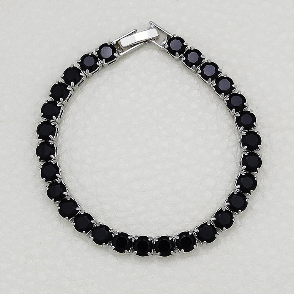 2024 único pulsera negra clara brazalete para mujer del Día de San Valentín S5787-black