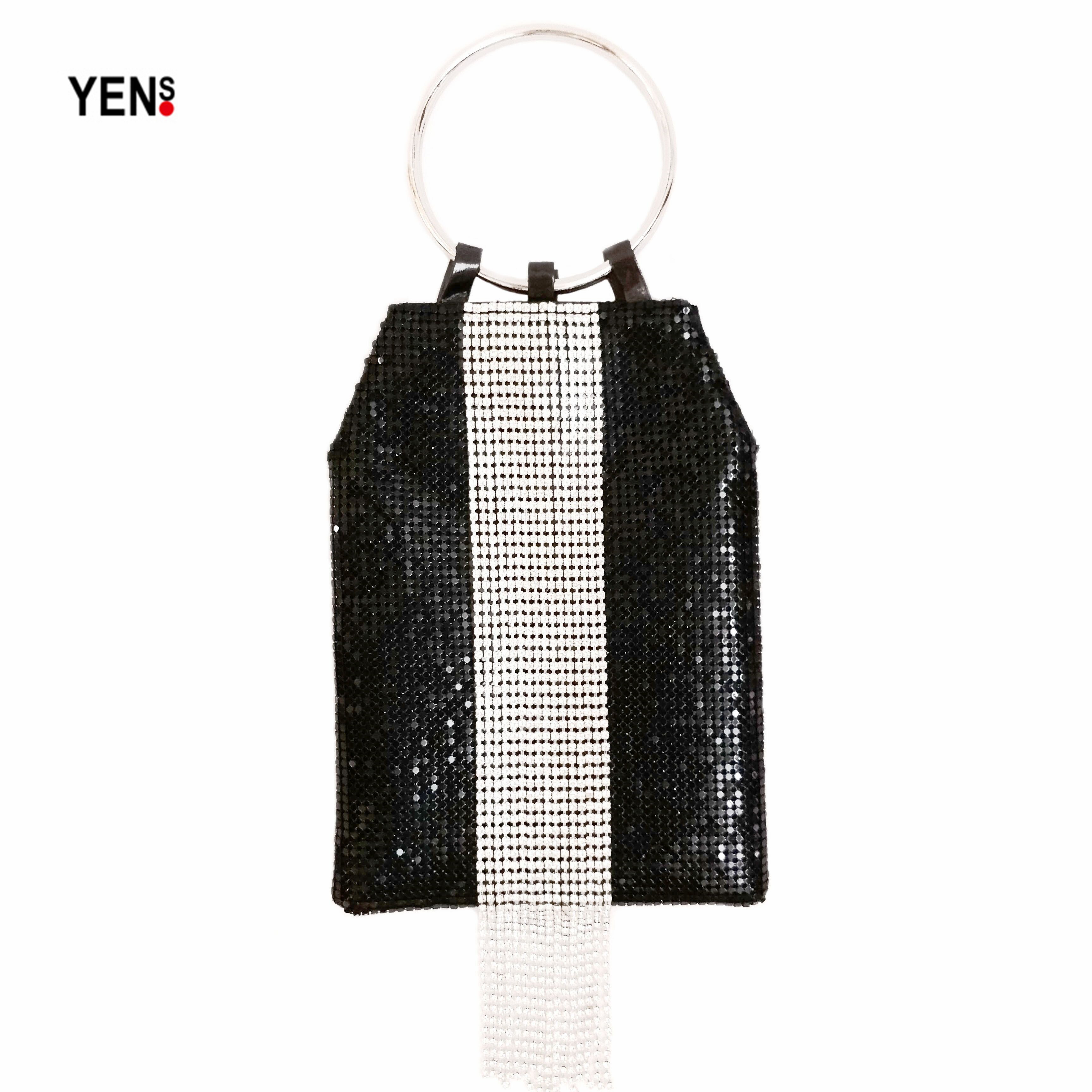 Yens Luxury Tassels Wristlets Clutch Evening Bag Brand Women Messenger Bag Bling Party Bag Casual Handbags