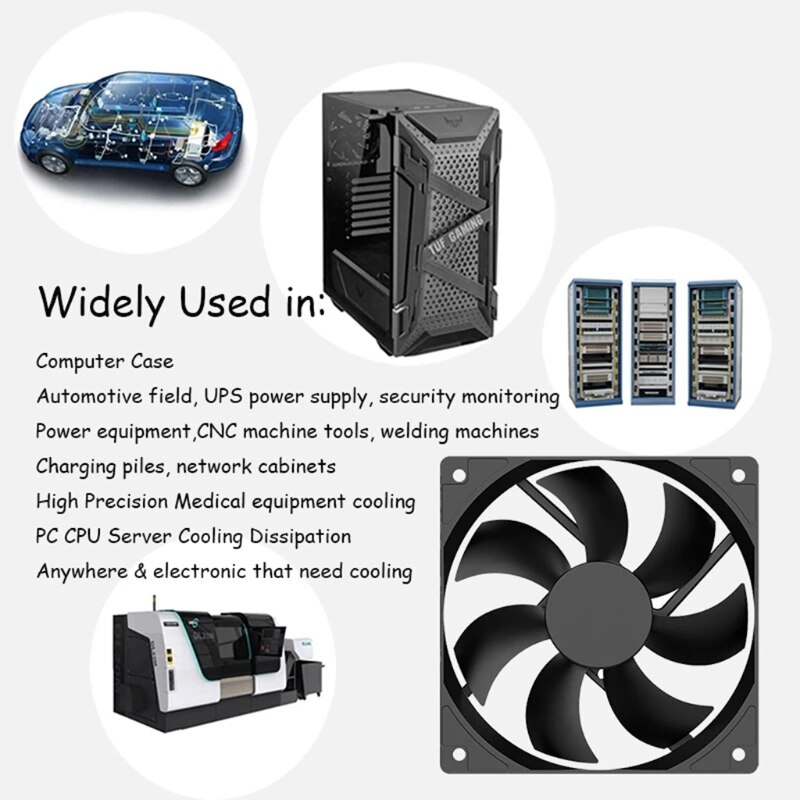 120X120X25Mm Ventilator 12025 5V Dc Borstelloze Computer Koelventilator 2200Rpm Usb 2 Pin dual Kogellager Pc Computer Case Cooler
