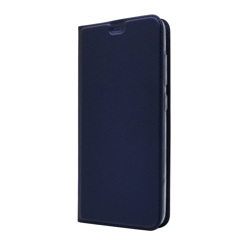 Leather Case For Oppo Reno A Case 6.4 inch High Luxury Magnetic Flip Cover Oppo Reno A CPH1983 With Card Slot: Dark Blue