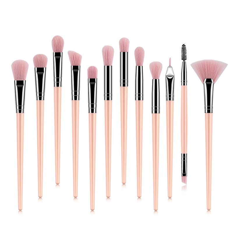 SHIDISHANGPIN 5/12/20pcs Make-Up Kwasten Oogschaduw Oogschaduw Brush Foundation Wenkbrauw Make Up Kwasten Set pincel maquiagem