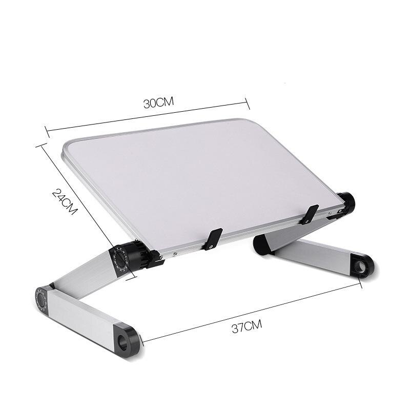HobbyLane Laptop Stand Portable Foldable Adjustable Laptop Desk Computer Table Stand Tray Notebook PC Folding Desk Table d25: Standard white