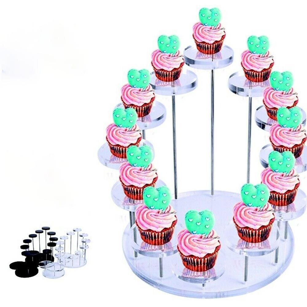 Round Display Stand Ring Acrylic Jewelry Bracket Props Cosmetic Lipstick Stand Plexiglass Display Props