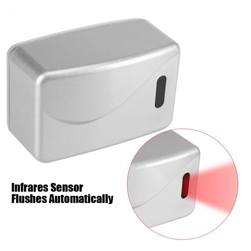 Bathroom Automatic Infrared Sensor Urinal Flush Valve For Men Toilet Exposed Wall Mounted Battery Power Touchless Flush Valve