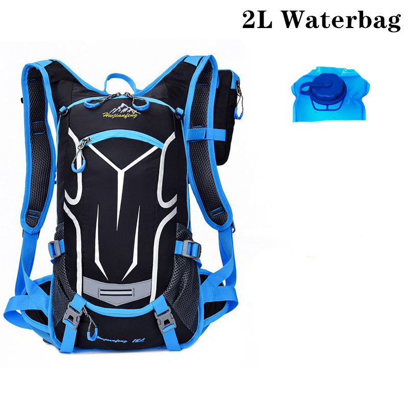18L Motorcycle Backpack Cycling Bag Waterproof Shoulders Climbing Camping Hiking Backpack Motocross Racing Bags: PURPLE