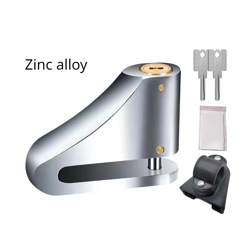 Lucchetti per ruote per scooter per moto Lucchetti per freni a disco Lucchetti per mozzi Accessori per la sicurezza dei veicoli elettrici per biciclette Lucchetto per moto: Colore rosa