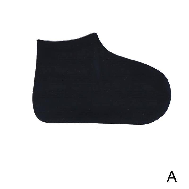 Silicone Material Unisex Shoes Protectors Waterproof Shoe Cover Rain Shoe Covers Rain Boots Indoor Outdoor Rainy Day Foot Cover: Beige / 0.5