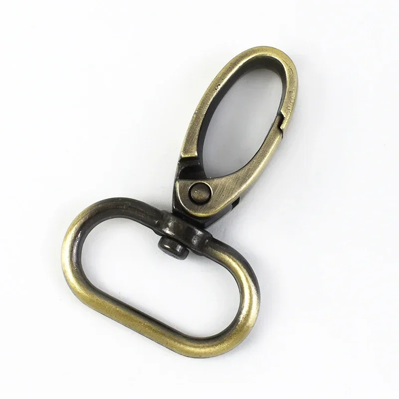 5/10/20/30 Stuks 25Mm Draaibare Kreeft Sluiting Voor Riem Tas Metalen Gespen Riem Riem Snap Haken Sleutelhanger Karabijnhaak Diy Accessoires: 6 # / Antiek Zilver