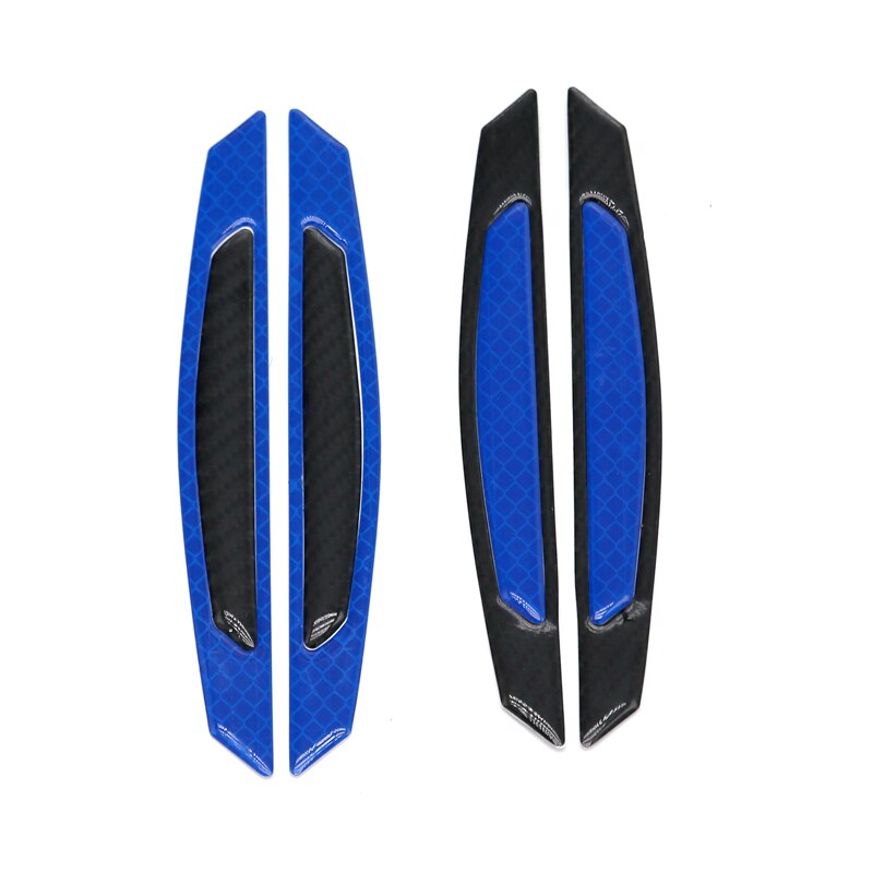 MotoLovee Car Sticker 3D Carbon Fiber Sticker Car Door Protection Sticker Decal Reflective Strip Warning Car Styling Accessories